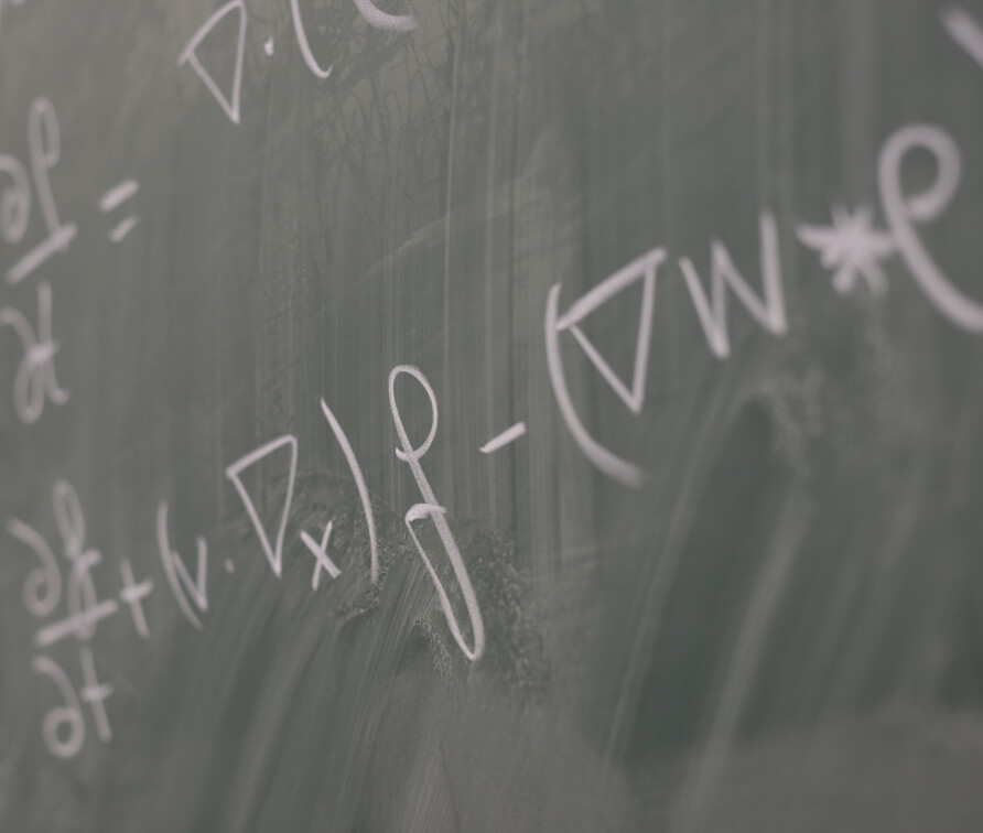 Equation on blackboard